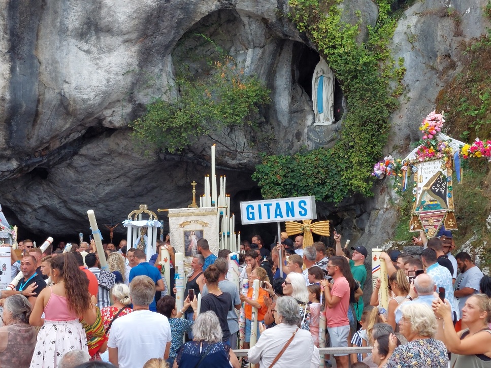 Août 2022- Pèlerinage annuel national des Gens du voyage à Lourdes - photo André Courtas